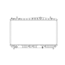Радіатор охолодження DAEWOO TACUMA 00-08