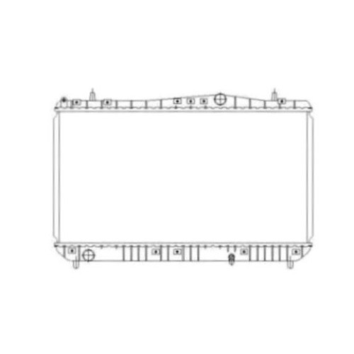 Радіатор охолодження DAEWOO TACUMA 00-08