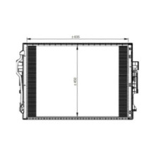 Радіатор кондиціонера MERCEDES 221 (S-CLASS) 06-12