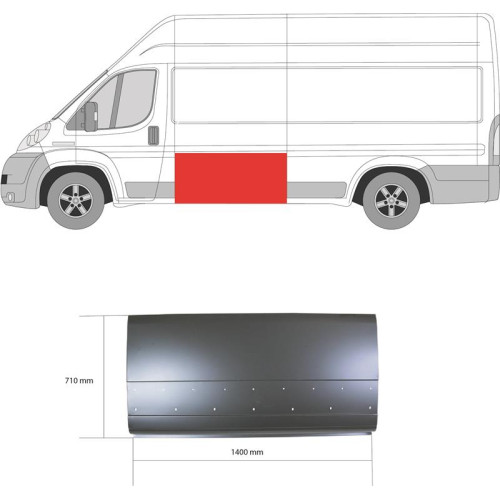 Ремчастина бока FIAT DUCATO 06-14