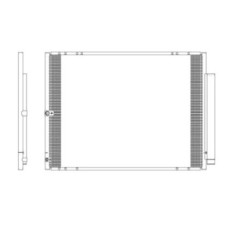 Радіатор кондиціонера LEXUS RX 04-08