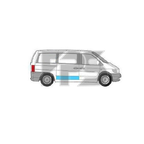 Ремчастина дверей правих MERCEDES VITO (W638) 96-02