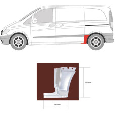 Ремчастина бока MERCEDES VITO (W639) 10-14