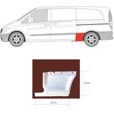 Ремчастина бока MERCEDES VITO (W639) 03-10