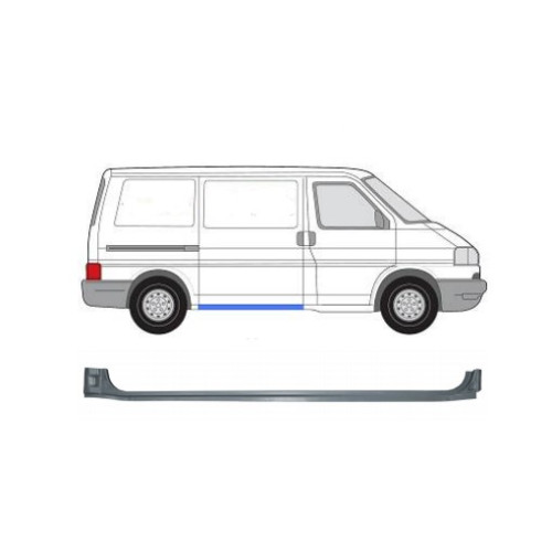 Поріг бокових дверей правих VOLKSWAGEN TRANSPORTER IV 90-03 (кроме CARAVELLE 96-)