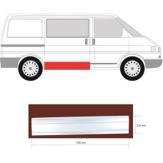 Ремчастина дверей правих VOLKSWAGEN TRANSPORTER IV 90-03 (кроме CARAVELLE 96-)