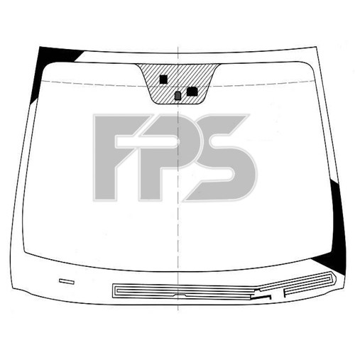 Скло вітрове з підігрівом HYUNDAI GRAND SANTA FE III 16-18
