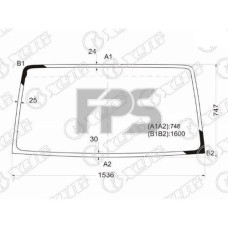 Скло вітрове FOTON BJ1043/1049 03-