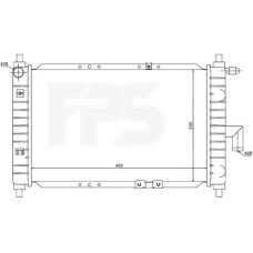 Радіатор охолодження CHERY QQ/QQ3 03-13 (S11)