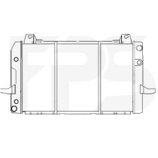 Радіатор охолодження FORD SIERRA 82-87