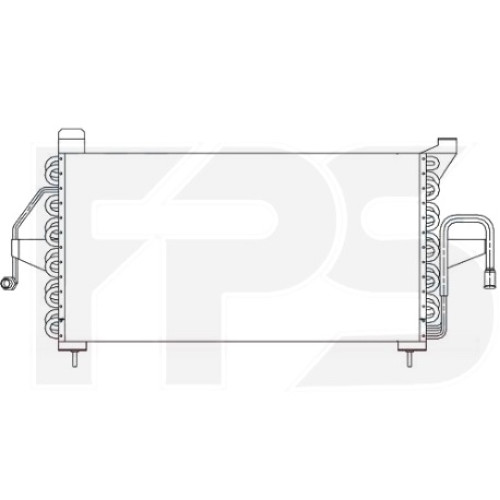 Радіатор кондиціонера FORD ESCORT/ORION 95-99