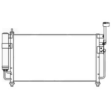 Радіатор кондиціонера MAZDA 2 07-11 (DE)