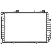 Радіатор охолодження MERCEDES 202 (C-CLASS) 93-00