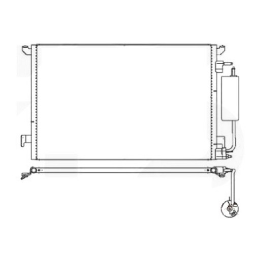 Радіатор кондиціонера OPEL MERIVA 03-10