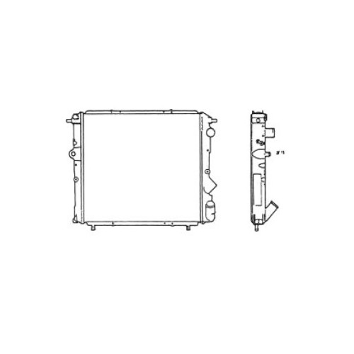 Радіатор охолодження RENAULT R19 92-95