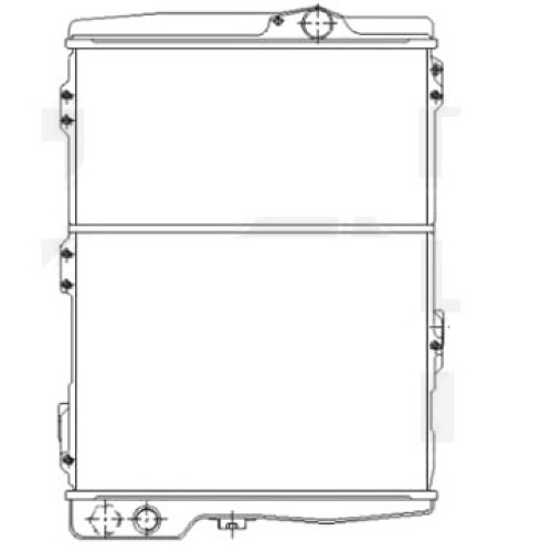 Радіатор охолодження VOLKSWAGEN PASSAT 81-88 (B2)